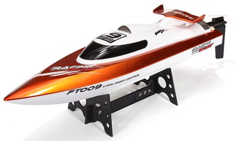 Łódź zdalnie sterowana na pilota RC FT009 pomarańczowa Łódź zdalnie sterowana na pilota RC FT009 pomarańczowa