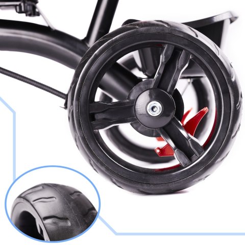 Rowerek trójkołowy Trike Fix Lite rower spacerówka 3w1 obracany 360 wolne koło szary Rowerek trójkołowy Trike Fix Lite rower spacerówka 3w1 obracany 360 wolne koło szary