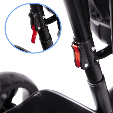 Rowerek trójkołowy Trike Fix Lite rower spacerówka 3w1 obracany 360 wolne koło szary Rowerek trójkołowy Trike Fix Lite rower spacerówka 3w1 obracany 360 wolne koło szary