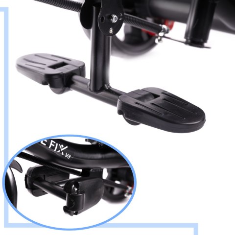Rowerek trójkołowy Trike Fix Lite rower spacerówka 3w1 obracany 360 wolne koło szary Rowerek trójkołowy Trike Fix Lite rower spacerówka 3w1 obracany 360 wolne koło szary