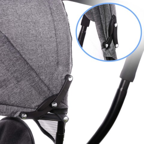 Rowerek trójkołowy Trike Fix Lite rower spacerówka 3w1 obracany 360 wolne koło szary Rowerek trójkołowy Trike Fix Lite rower spacerówka 3w1 obracany 360 wolne koło szary