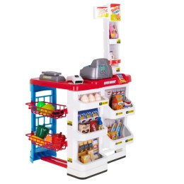 Supermarket sklep kasa fiskalna + wózek