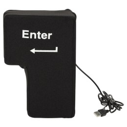 Klawisz ENTER duża antystresowa poduszka USB