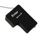 Klawisz ENTER duża antystresowa poduszka USB