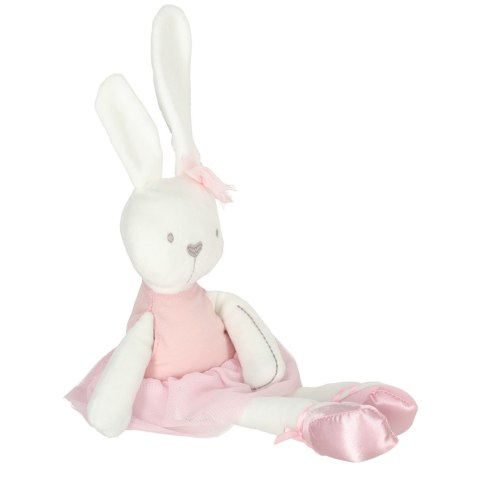 Maskotka pluszowa pluszak przytulanka królik zajączek w różowej sukience 42cm Maskotka pluszowa pluszak przytulanka królik zajączek w różowej sukience 42cm