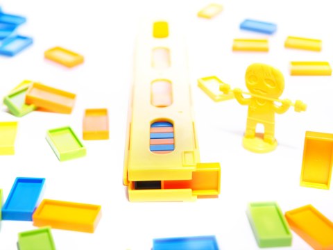 Pociąg Lokomotywa Kolejka Układająca Domino Zabawka na Prezent dla Dzieci Pociąg Lokomotywa Kolejka Układająca Domino Zabawka na Prezent dla Dzieci