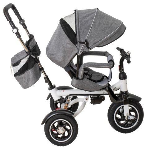 Rowerek trójkołowy Trike Fix V3 rower spacerówka 3w1 obracany 360 wolne koło szary Rowerek trójkołowy Trike Fix V3 rower spacerówka 3w1 obracany 360 wolne koło szary