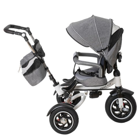 Rowerek trójkołowy Trike Fix V3 rower spacerówka 3w1 obracany 360 wolne koło szary Rowerek trójkołowy Trike Fix V3 rower spacerówka 3w1 obracany 360 wolne koło szary