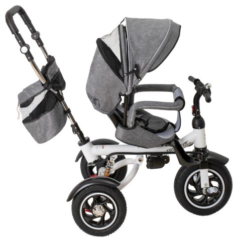 Rowerek trójkołowy Trike Fix V3 rower spacerówka 3w1 obracany 360 wolne koło szary Rowerek trójkołowy Trike Fix V3 rower spacerówka 3w1 obracany 360 wolne koło szary