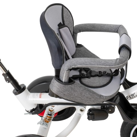 Rowerek trójkołowy Trike Fix V3 rower spacerówka 3w1 obracany 360 wolne koło szary Rowerek trójkołowy Trike Fix V3 rower spacerówka 3w1 obracany 360 wolne koło szary