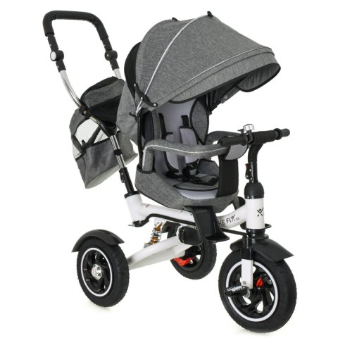 Rowerek trójkołowy Trike Fix V3 rower spacerówka 3w1 obracany 360 wolne koło szary Rowerek trójkołowy Trike Fix V3 rower spacerówka 3w1 obracany 360 wolne koło szary
