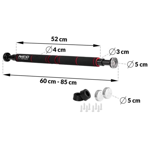 Drążek do podciągania rozporowy 60-85 cm NS-311 Drążek do podciągania rozporowy 60-85 cm NS-311