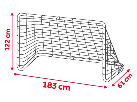 Duża bramka do piłki nożnej zestaw 2 sztuki Neo-Sport 183 x 122 x 61 cm Duża bramka do piłki nożnej zestaw 2 sztuki Neo-Sport 183 x 122 x 61 cm