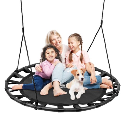 Huśtawka bocianie gniazdo SWINGO XXL 120 cm czarna Huśtawka bocianie gniazdo SWINGO XXL 120 cm czarna