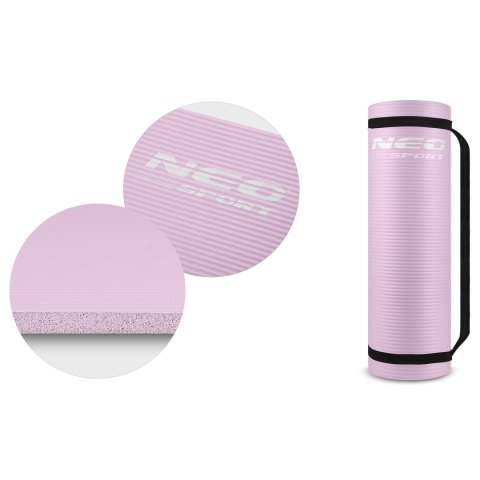 Mata do ćwiczeń 183 x 60 x 1 cm Neo-Sport - 192201 fioletowa Mata do ćwiczeń 183 x 60 x 1 cm Neo-Sport - 192201 fioletowa