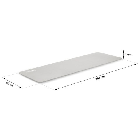 Mata do ćwiczeń 183 x 60 cm Neo-Sport - 192200 szara Mata do ćwiczeń 183 x 60 cm Neo-Sport - 192200 szara