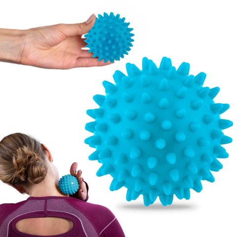 Piłka do masażu i fitness 7,5cm NS-957 niebieska Piłka do masażu i fitness 7,5cm NS-957 niebieska