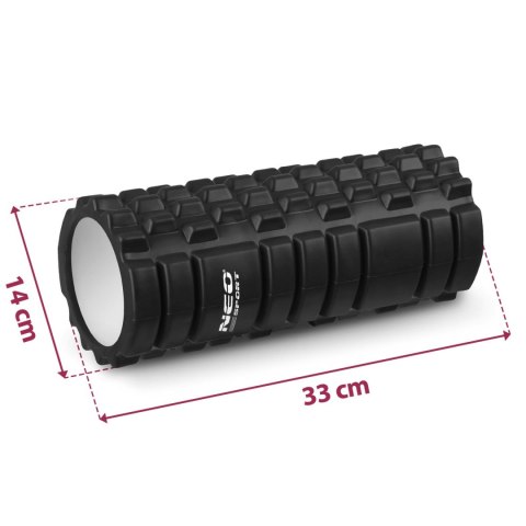 Roller do ćwiczeń 33x14cm NS-953 czarny Roller do ćwiczeń 33x14cm NS-953 czarny