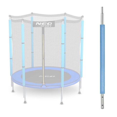 Słupek dolny do trampoliny z siatką zewnętrzną 4,5 ft niebieski Neo-Sport Słupek dolny do trampoliny z siatką zewnętrzną 4,5 ft niebieski Neo-Sport