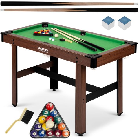 Stół do gry w bilard 122 x 61 x 76 cm NS-807 ciemny brąz Stół do gry w bilard 122 x 61 x 76 cm NS-807 ciemny brąz