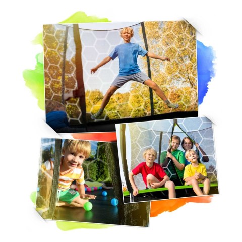 Trampolina ogrodowa profilowana 12ft/374cm z siatką wewnętrzną Neo-Sport Trampolina ogrodowa profilowana 12ft/374cm z siatką wewnętrzną Neo-Sport
