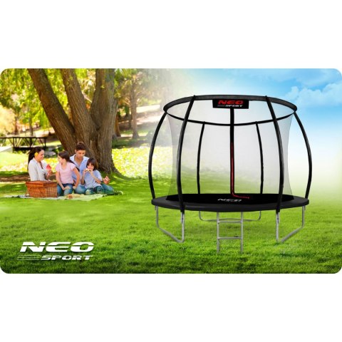 Trampolina ogrodowa profilowana 8ft/252cm z siatką wewnętrzną Neo-Sport Trampolina ogrodowa profilowana 8ft/252cm z siatką wewnętrzną Neo-Sport