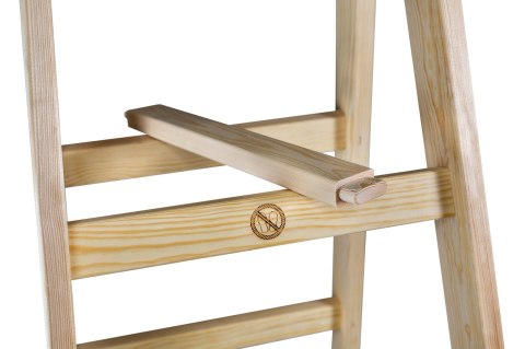 DRABINA DREWNIANA BRAKET STANDARD 2X7 SZCZEBLI 211CM DRABINA DREWNIANA BRAKET STANDARD 2X7 SZCZEBLI 211CM