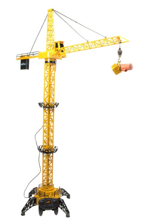 Dźwig Żuraw budowlany zdalnie sterowany RC z hakiem 4CH 128cm Dźwig Żuraw budowlany zdalnie sterowany RC z hakiem 4CH 128cm