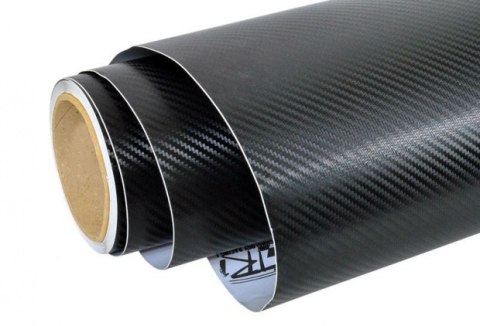 Folia rolka carbon 3D czarna 1,52x30m Folia rolka carbon 3D czarna 1,52x30m