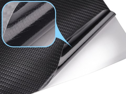 Folia rolka carbon 5D czarna 1,52x18m Folia rolka carbon 5D czarna 1,52x18m