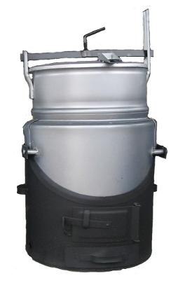 PARNIK Z SZAMOTEM CZARNY 60 L PARNIK Z SZAMOTEM CZARNY 60 L