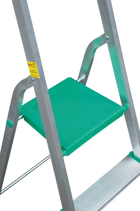 DRABINA ALUMINIOWA WOLNOSTOJĄCA 204CM 5 STOPNI + PODEST DRABINA ALUMINIOWA WOLNOSTOJĄCA 204CM 5 STOPNI + PODEST