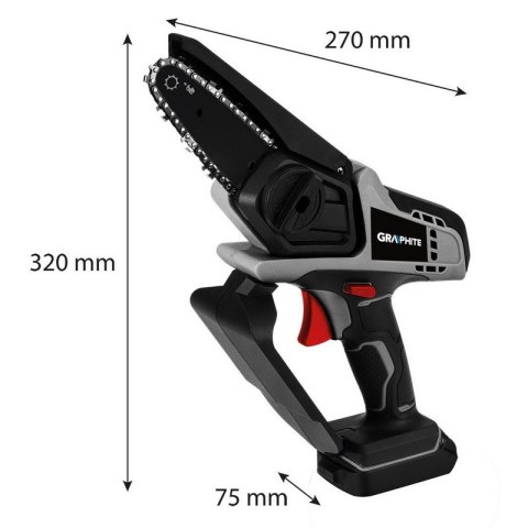 MINI PIŁA ŁAŃCUCHOWA AKUMUL. ENERGY+ 18V LI-LON BEZ AKUMUL. MINI PIŁA ŁAŃCUCHOWA AKUMUL. ENERGY+ 18V LI-LON BEZ AKUMUL.