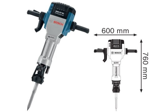 MŁOT UDAROWY KUJĄCY HEX GSH27VC 2000W HEX 28MM MŁOT UDAROWY KUJĄCY HEX GSH27VC 2000W HEX 28MM