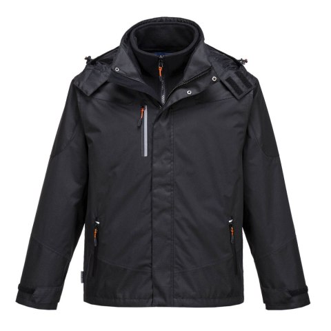 KURTKA OCIEPLANA 3W1 S553 CZARNA XL KURTKA OCIEPLANA 3W1 S553 CZARNA XL
