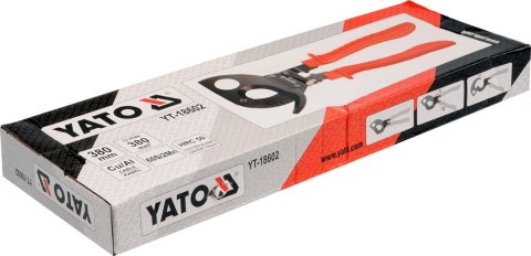 NOŻYCE ZAPADKOWE DO KABLI 380MM L-330 NOŻYCE ZAPADKOWE DO KABLI 380MM L-330
