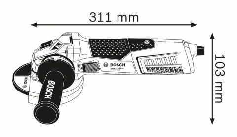SZLIFIERKA KĄTOWA 125MM GWS 19-125 CIE 1900W SZLIFIERKA KĄTOWA 125MM GWS 19-125 CIE 1900W