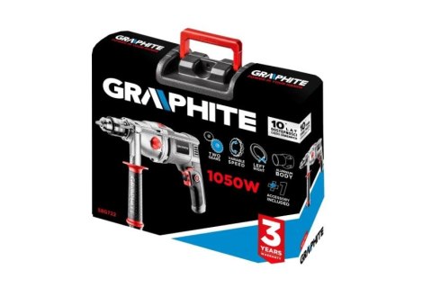 WIERTARKA UDAROWA 1050W UCHWYT KLUCZYKOWY 13MM OBROTY 0-3000 WIERTARKA UDAROWA 1050W UCHWYT KLUCZYKOWY 13MM OBROTY 0-3000