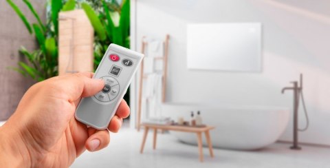 GRZEJNIK KONWEKTOROWY ELEKTRYCZNY 1500W IP24 Z PILOTEM, WIFI GRZEJNIK KONWEKTOROWY ELEKTRYCZNY 1500W IP24 Z PILOTEM, WIFI