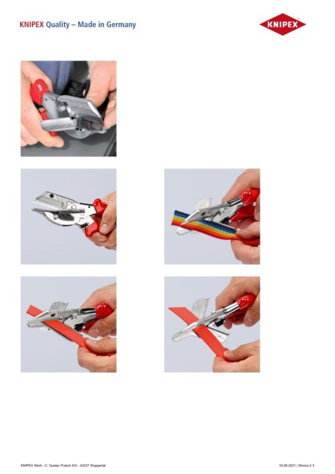 OBCINAK UCIOSOWY DO PROFILI Z TWORZYWA SZTUCZNEGO 215MM OBCINAK UCIOSOWY DO PROFILI Z TWORZYWA SZTUCZNEGO 215MM