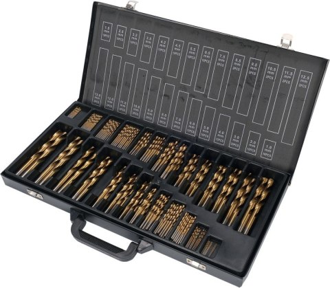 ZESTAW WIERTEŁ DO METALU 190SZT 1-13MM ZESTAW WIERTEŁ DO METALU 190SZT 1-13MM