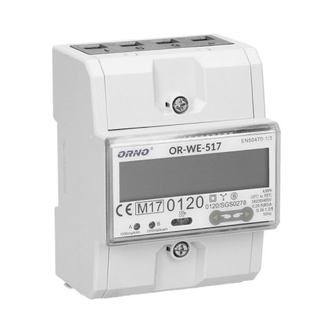 3-FAZOWY LICZNIK ENERGII ELEKTRYCZNEJ 80A RS485 MID 3-FAZOWY LICZNIK ENERGII ELEKTRYCZNEJ 80A RS485 MID