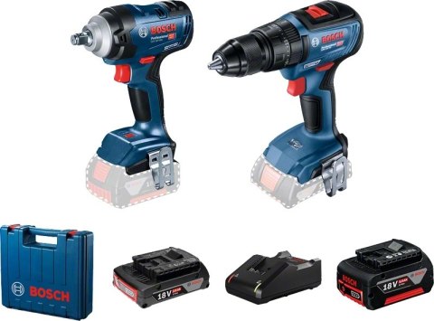 ZESTAW GDS18V-400 + GSB18V-50 1*2.0AH+1*5.0AH ZESTAW GDS18V-400 + GSB18V-50 1*2.0AH+1*5.0AH