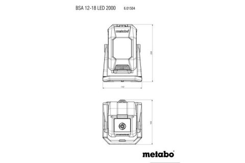 LAMPA BUDOWLANA BSA 12-18 LED 2000 LAMPA BUDOWLANA BSA 12-18 LED 2000