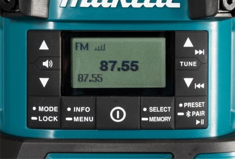 ODBIORNIK RADIOWY Z LAMPĄ I LATARKĄ 18V AM/FM/DAB BLUETOOTH ODBIORNIK RADIOWY Z LAMPĄ I LATARKĄ 18V AM/FM/DAB BLUETOOTH