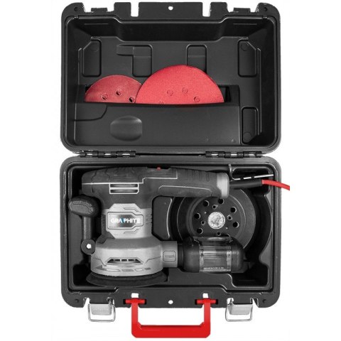 SZLIFIERKA MIMOŚRODOWA 125/150MM 450W, WALIZKA SZLIFIERKA MIMOŚRODOWA 125/150MM 450W, WALIZKA
