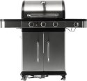 GRILL GAZOWY 3+1, STAL NIERDZEWNA 11.2KW