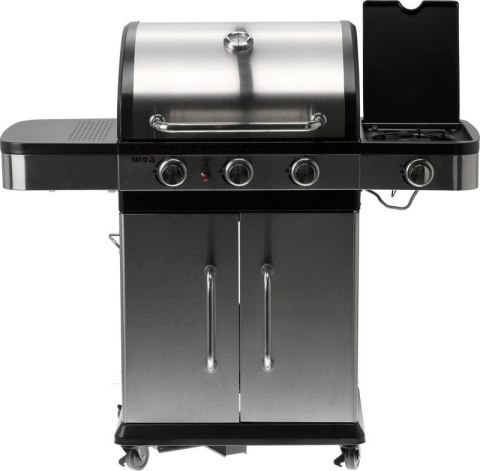 GRILL GAZOWY 3+1, STAL NIERDZEWNA 11.2KW GRILL GAZOWY 3+1, STAL NIERDZEWNA 11.2KW