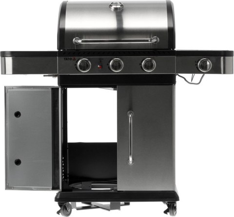 GRILL GAZOWY 3+1, STAL NIERDZEWNA 11.2KW GRILL GAZOWY 3+1, STAL NIERDZEWNA 11.2KW