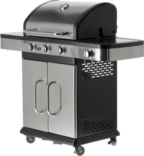 GRILL GAZOWY 3+1, STAL NIERDZEWNA 11.2KW GRILL GAZOWY 3+1, STAL NIERDZEWNA 11.2KW